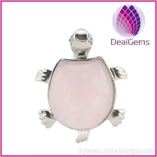 Fashion Wholesale Natural Crystal Tortoise Pendant